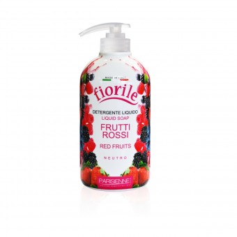 PARISIENNE FIORILE SAPONE LIQUIDO MANI FRUTTI ROSSI 500 ML, SAPONI, S128485, 76413