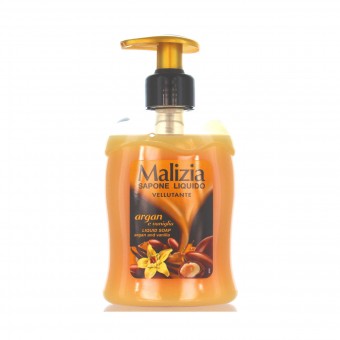 MALIZIA SAPONE LIQUIDO MANI ARGAN E VANIGLIA 300 ML, SAPONI, S034511, 76445