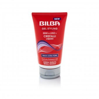BILBA GEL STYLING SEMI DI LINO E CRISTALLI LIQUIDI TENUTA EXTRA FORTE 150 ML, FISSATIVI, S125199, 76763