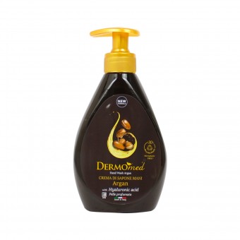 DERMOMED CREMA DI SAPONE LIQUIDO MANI OLIO DI ARGAN DISPENSER 300 ML, SAPONI, S123841, 76859