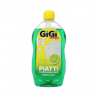 GIGI LAMPO DETERSIVO PIATTI CONCENTRATO LIMONE 500 ML, STOVIGLIE MANO, S120135, 77270