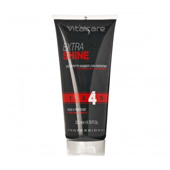 VITALCARE 4 EXTRA SHINE GEL EFFETTO BAGNATO CON CHERATINA PROFESSIONAL 200 ML. , FISSATIVI, S092793, 77534