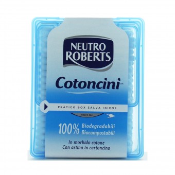 NEUTRO ROBERTS COTONCINI NETTAORECCHIE 260 PEZZI COTTON FIOC, BASTONCINI COTONE, S115421, 77590
