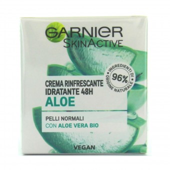 GARNIER CREMA RINFRESCANTE IDRATANTE ALOE PELLI NORMALI 50 ML., CURA VISO DONNA, S113396, 77699