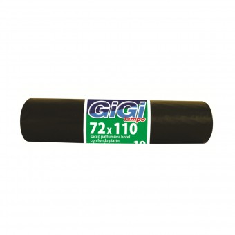 GIGI LAMPO SACCHI PATTUMIERA HOTEL 72x110 gr70 10 PZ, SACCHETTI SPAZZATURA, S111239, 77851