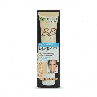 GARNIER BB CREMA IDRATANTE 5in1 PELLI GRASSE SCURA 40 ML., CURA VISO DONNA, S108613, 77942