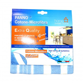MODINA PANNO PAVIMENTO COTONE MICROFIBBRA 45x50, PANNI VETRO / MULTIUSO, S105089, 78090
