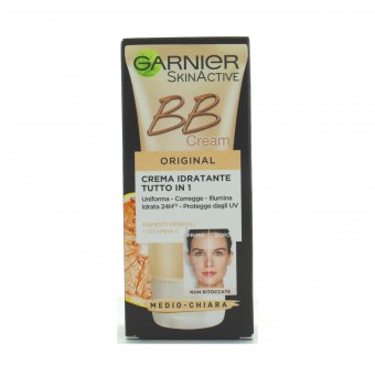 GARNIER BB CREMA IDRATANTE 5in1 PELLE CHIARA 50 ML, CURA VISO DONNA, S101926, 78208