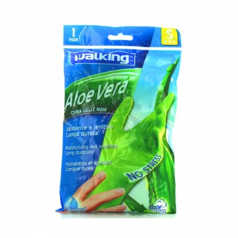 WALKING GUANTO ALOE VERA FELPATO MISURA SMALL 6-6 1/2, GUANTI, S095572, 78469