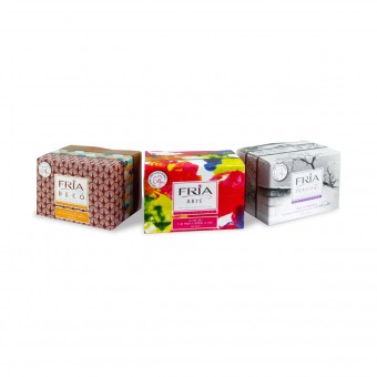 FRIA FAZZOLETTI COTONE COLLECTION ASTUCCIO DA 3 PACCHETTI x 8 FAZZOLETTI CADAUNO, FAZZOLETTI / VELINE, S094056, 78497