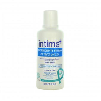 INTIMA+ DETERGENTE INTIMO NICHEL FREE pH 3,5 AZZURRO 500ML., IGIENE INTIMA, S085828, 78738