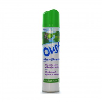 OUST ELIMINA ODORI SPRAYOUTDOOR SCENT 300 ML, ANTIODORE AZIONE ISTANTANEA, S085687, 78742