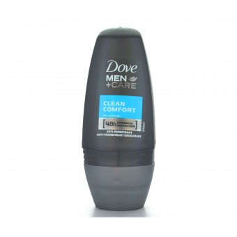 DOVE MEN DEODORANTE ROLL ON 24H CLEAN COMFORT 50 ML, DEODORANTI ANTIODORE PER PERSONA, S083924, 78781