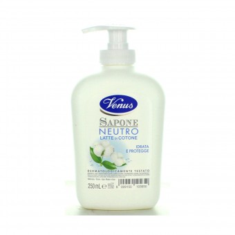 VENUS SAPONE LIQUIDO MANI NEUTRO IDRATA PROTEGGE 250 ML, SAPONI, S072383, 78877