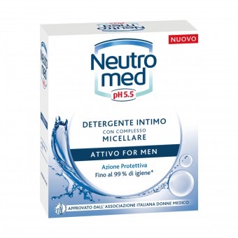 NEUTROMED DETERGENTE INTIMO ATTIVO FOR MEN PH 5.5 200 ML, IGIENE INTIMA, S043707, 79127