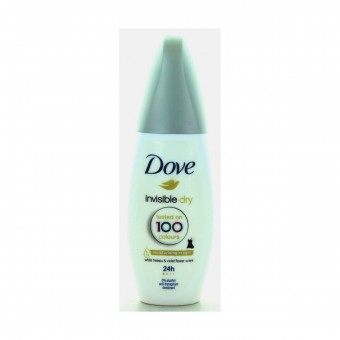 DOVE DEODORANTE VAPO NO GAS INVISIBLE DRY 75 ML, DEODORANTI ANTIODORE PER PERSONA, S042401, 79276