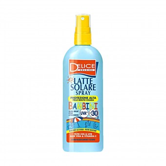 DELICE SOLAIRE LATTE SPRAY BAMBINI UVA SPF 30 150 ML, SOLARI, S042181, 79312