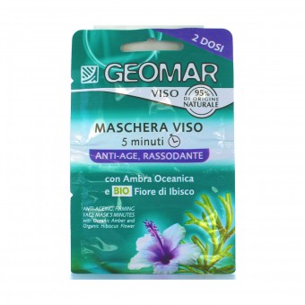 GEOMAR MASCHERA VISO 5 MINUTI ANTIAGE RASSODNATE 15 ML, CURA VISO DONNA, S039283, 79474