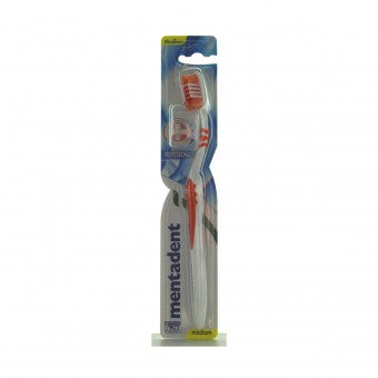 MENTADENT SPAZZOLINO DENTI MANUALE PROFESSIONAL MEDIO , SPAZZOLINI, S030651, 79987
