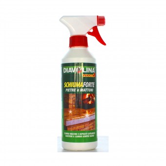 DIAVOLINA SCHIUMA FORTE PIETRE E MATTONI CAMINO SPRAY 500 ML, PULITORI FORNI/CAMINI/STUFE E ALTRI ELETTRODOMESTICI, S030265, 79993
