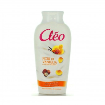CLEO DOCCIASCHIUMA VANIGLIA E BURRO DI KARITE' 250 ML, BAGNO/DOCCIA SCHIUMA, S028611, 80110