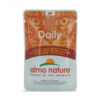 ALMO NATURE GATTI DAILY POLLO-ANATRA BUSTA 70 GRAMMI, NUTRIZIONE, S139384, 80440