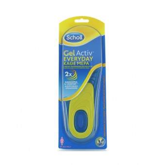 SCHOLL SOLETTE GEL ACTIV EVERY DAY DONNA TAGLIA 35.5-40.5, CURA SCARPE, S143540, 80590