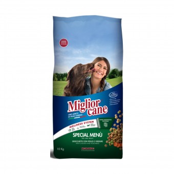 MIGLIOR CANE SPECIAL MENU' CROCCHETTE CON POLLO E VERDURE SACCO 10 KG, NUTRIZIONE, S151418, 81106