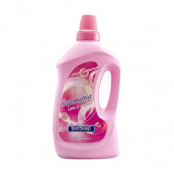 IPERSOAP SAPONARIA LANAeDELICATI DETERSIVO BUCATO A MANO E LAVATRICE 13 LAVAGGI 1000 ML, BUCATO LANA DELICATI CAPI NERI SPECIFICI, S156824, 81222