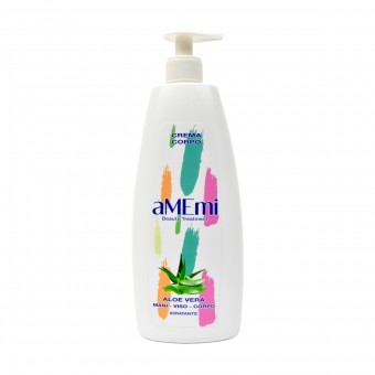 AMEMI CREMA CORPO MANI VISO FLUIDA ALOE VERA IDRATANTE 500 ML, TRATTAMENTO CORPO, S157811, 81272