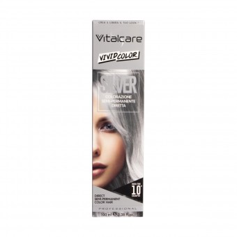 VITALCARE VIVID COLOR SILVER COLORAZIONE CAPELLI SEMI PERMANENTE 100 ML, COLORANTI, S158073, 81340