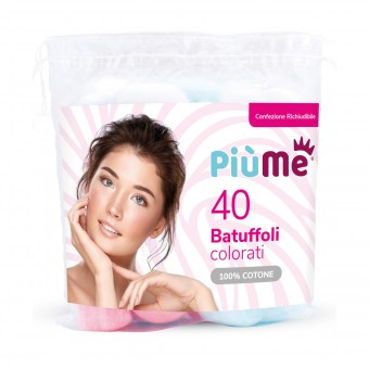 PIUME 40 BATUFFOLI 100% COTONE COLORATI IN SACCHETTO RICHIUDIBILE, COTONE, S157435, 81651