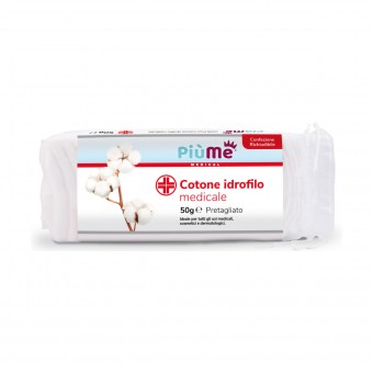 PIUME COTONE IDROFILO PRETAGLIATO MEDICALE BUSTA 50 grammi, COTONE, S157433, 81657