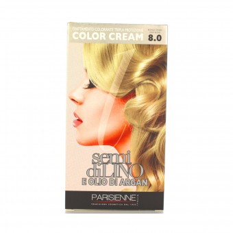 SEMI DI LINO E OLIO DI ARGAN COLOR CREAM 8.0 BIONDO CHIARO, COLORANTI, S126022, 81713