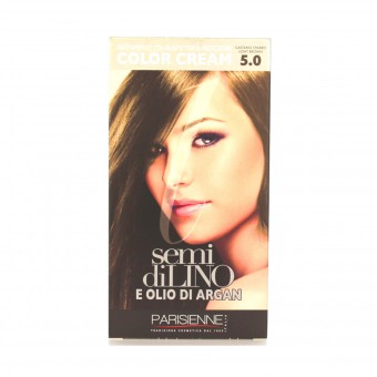 SEMI DI LINO E OLIO DI ARGAN COLOR CREAM 5.0 CASTANO CHIARO, COLORANTI, S125990, 81721