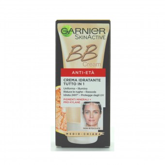 GARNIER BB CREAM ANTI-RUGHE PELLE MEDIO CHIARA 50 ML , CURA VISO DONNA, S114187, 81780