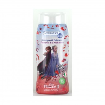 FROZEN DISNEY SHAMPOO & BALSAMO ESTRATTO DI FIORDALISO BIOLOGICO 250 ML. BAMBINI, IGIENE PRIMA INFANZIA, S124448, 81841