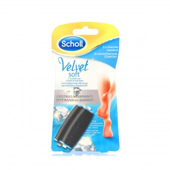 SCHOLL VELVET SOFT 2 RICARICHE ROLL STANDARD , TRATTAMENTO PIEDI, S122493, 82075