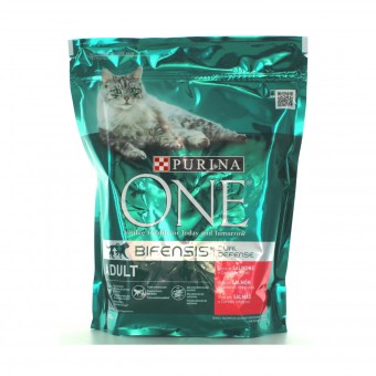 PURINA ONE GATTO ADULT BUSTA SALMONE-CEREALI INTEGRALI 800gr, NUTRIZIONE, S131097, 82083