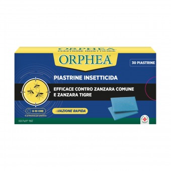 ORPHEA INSETTICIDA RICARICA EMANATORE ELETTRICO 30 PIASTRINE EUCALIPTO, INSETTICIDI VOLANTI, S114008, 82147