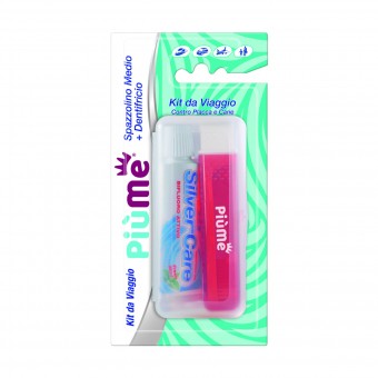 PIUME KIT VIAGGIO SPAZZOLINO + DENTIFRICIO 20 ML, PRODOTTI ABBINATI/CONFEZ.REGALO IGIENE ORALE, S156948, 82252