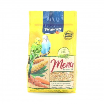 VITAKRAFT MENU PAPPAGALLINI SACCO 500 grammi, ALTRI ANIMALI, S149406, 82286