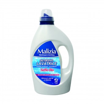MALIZIA DETERSIVO LAVATRICE SOFFIO BLU 28 LAVAGGI 1820 ML, BUCATO LAVATRICE, S158178, 82428