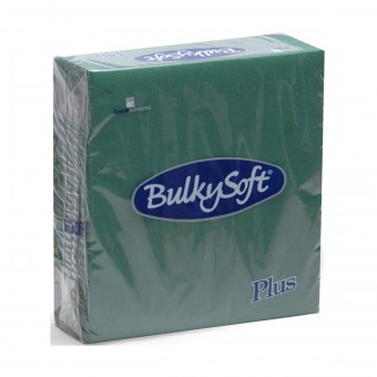 BULKYSOFT TOVAGLIOLI PLUS 38x38 2 VELI 40 PZ COLORE VERDE, TOVAGLIOLI CARTA, S158089, 82494
