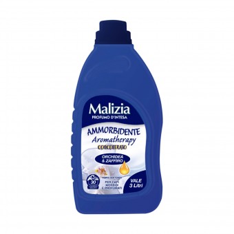 MALIZIA AMMORBIDENTE AROMATHERAPY CONCENTRATO ORCHIDEA & ZAFFIRO 30 LAVAGGI 750 ML (VALE 3 LITRI), AMMORBIDENTI, S158184, 82514
