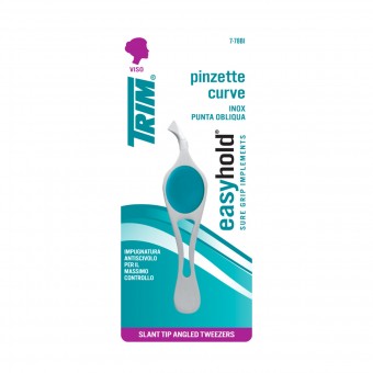 TRIM PINZETTA INOX PUNTA OBLIQUA EASY HOLD 7-78 BI , ACCESSORI TRUCCO, S128690, 82647
