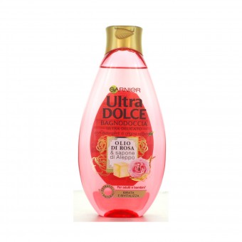 ULTRA DOLCE BAGNOSCHIUMA DOCCIA OLIO DI ROSA e SAPONE DI ALEPPO 500 ML, BAGNO/DOCCIA SCHIUMA, S135776, 82654
