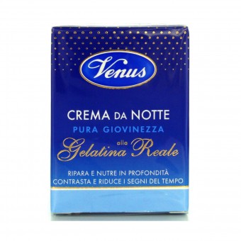 VENUS CREMA NOTTE ANTIRUGHE GELATINA REALE 50 ML, CURA VISO DONNA, S044966, 83170