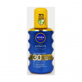 NIVEA SOLARE SPRAY PROCTECT & DRY TOUCH SPF30 200 ML, SOLARI, S068936, 83296