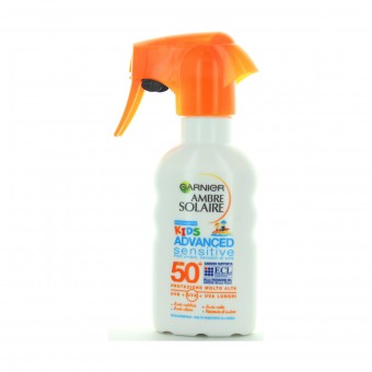 AMBRE SOLAIRE KIDS SOLARE ADVANCED SENSITIVE IP 50+ TRIGGER 200 ML, SOLARI, S140339, 83523